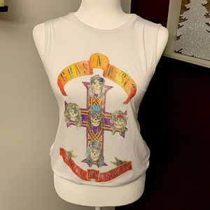 Vintage, faded Guns -N- Roses tank